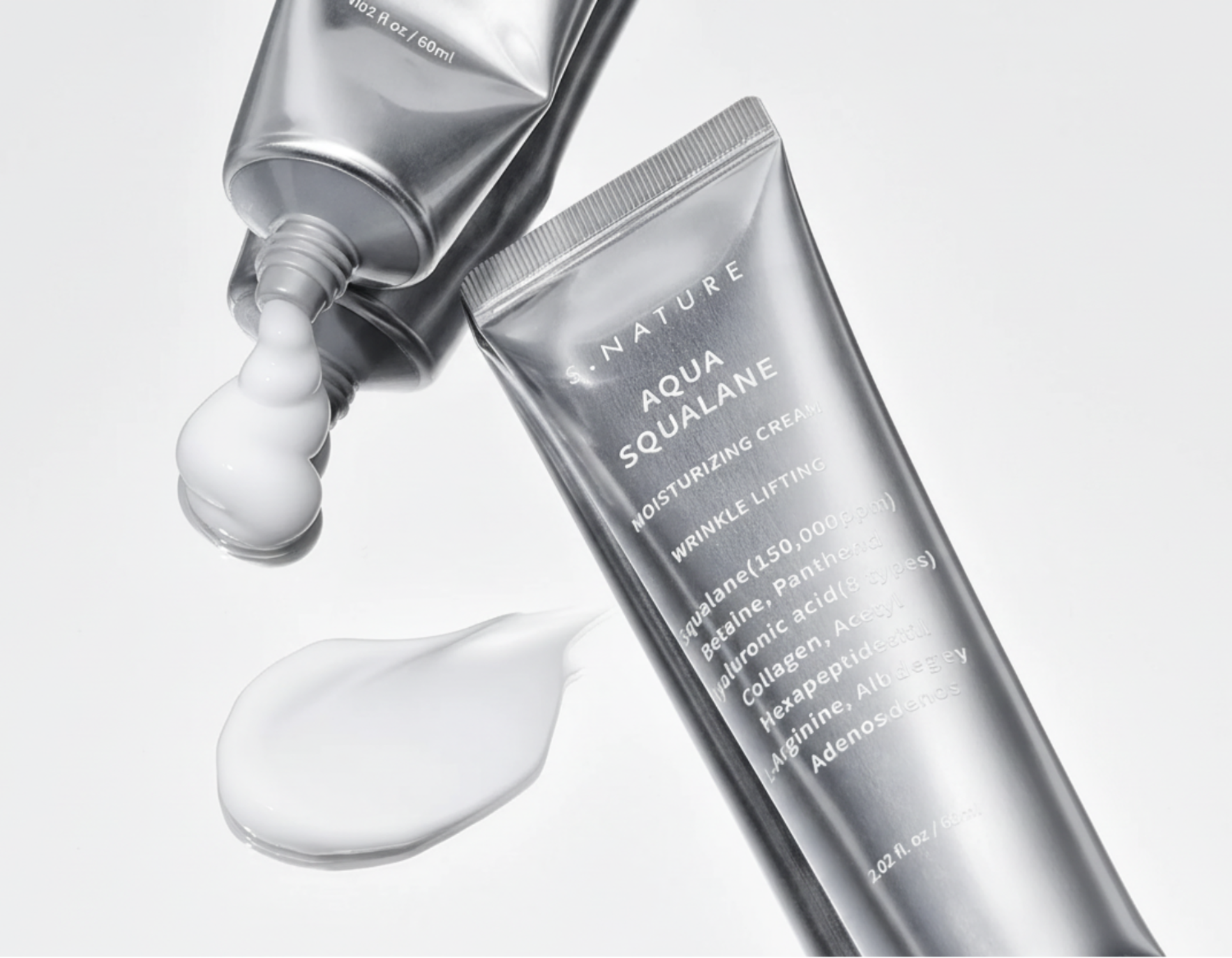 S.NATURE Aqua Squalane Moisturizing Cream 60mL 1+1 Limited Set