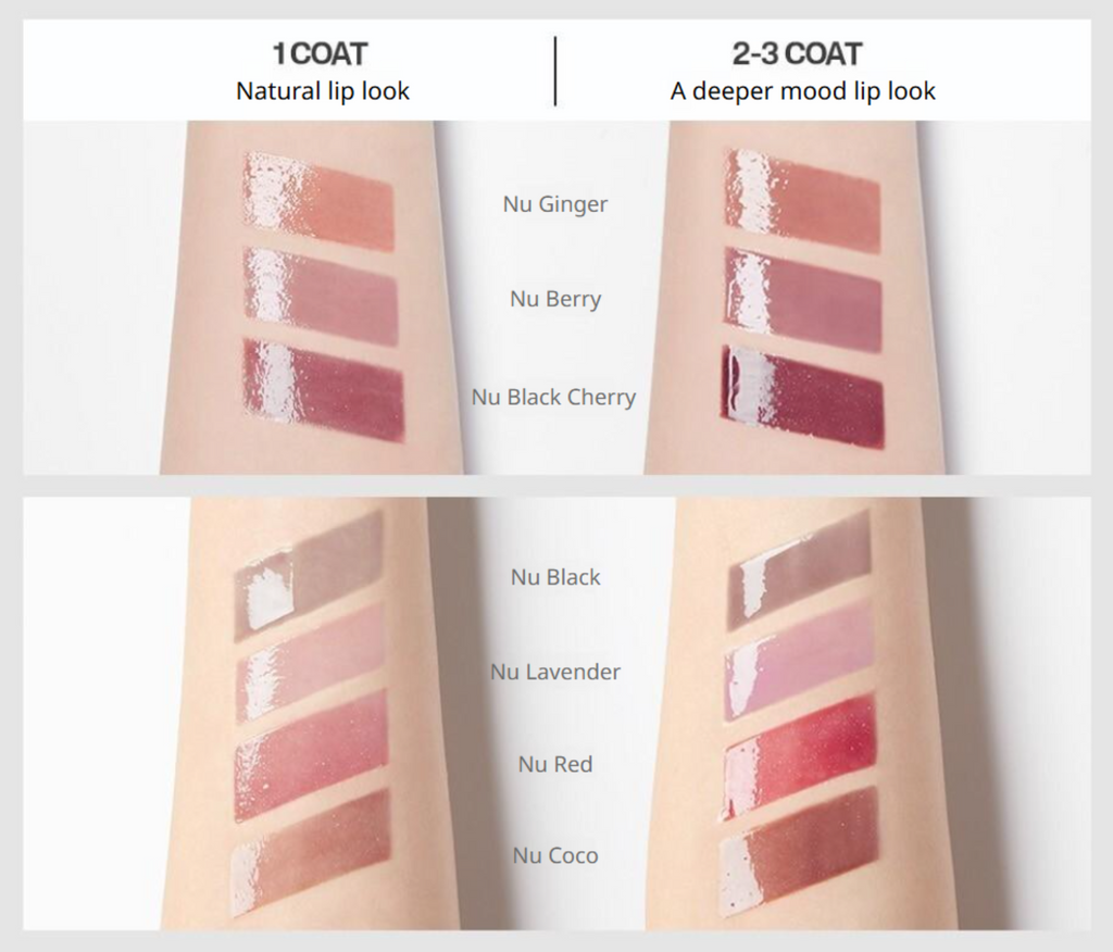 TWO SLASH FOUR Glaze Lip Changer (7 Options)