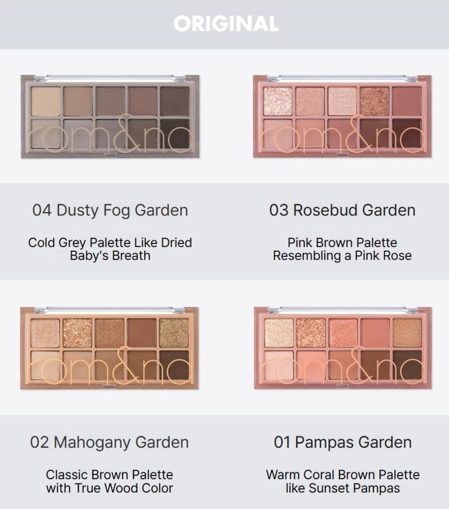 rom&nd Better Than Palette (11 Options)