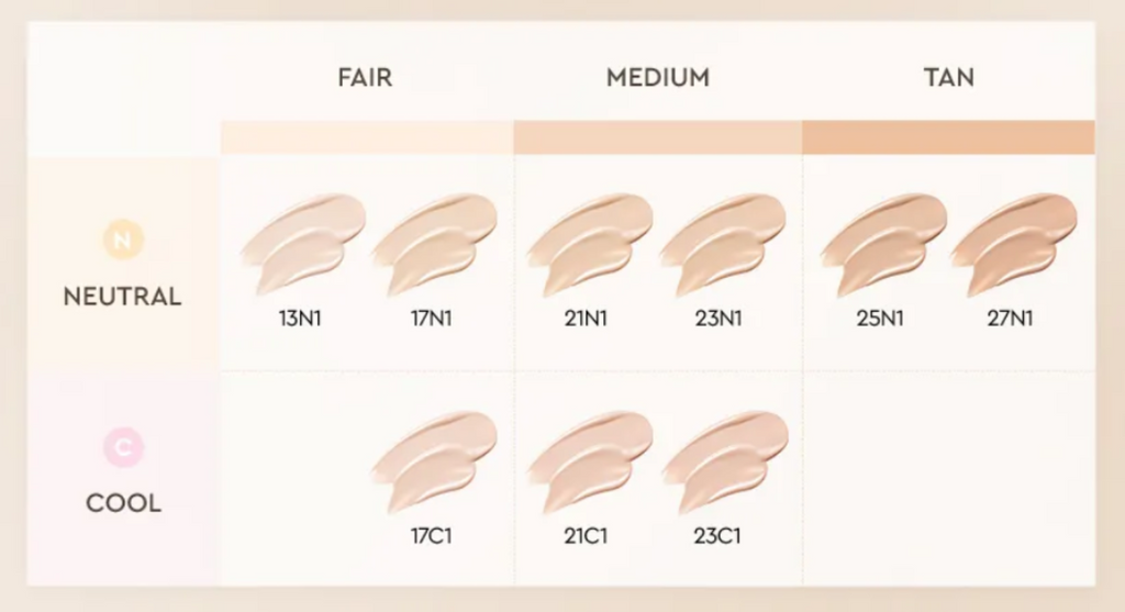 HERA Black Cushion Refill 15g (9 Options)