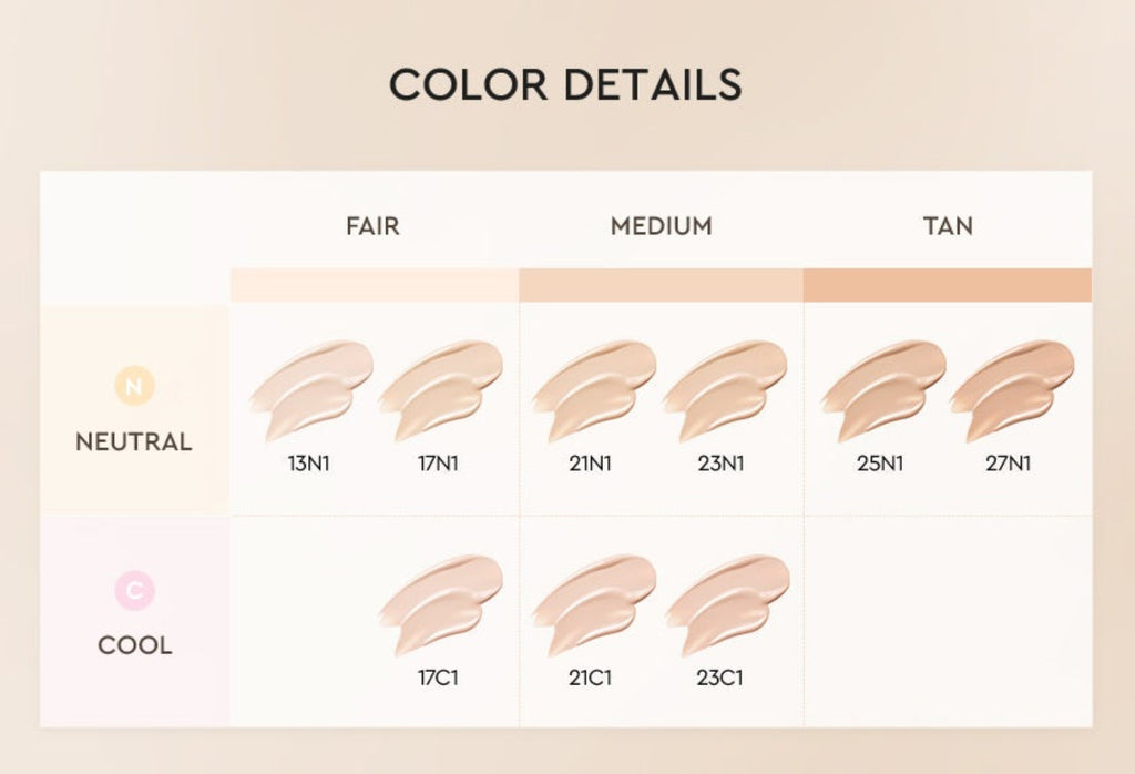 HERA Black Cushion Foundation (6 Options)