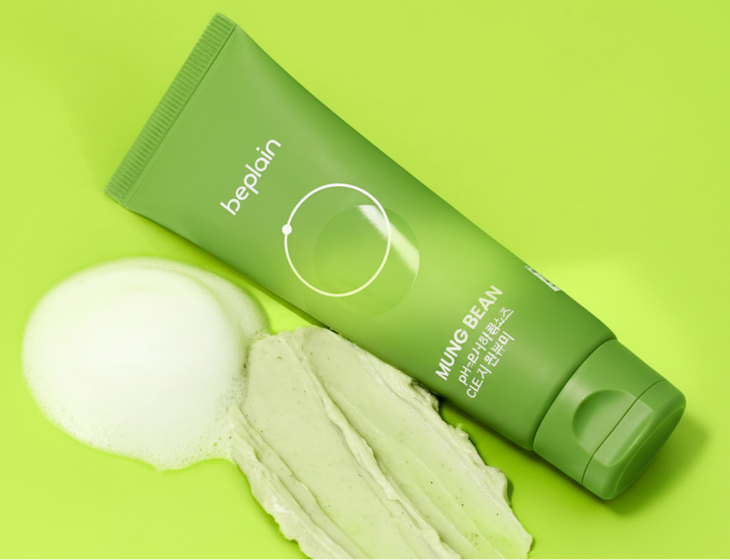 beplain Mung Bean pH-Balanced Cleansing Foam 80ml
