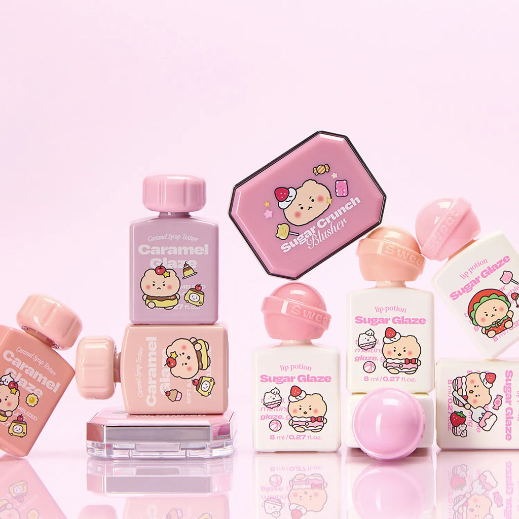 Alternative stereo Sugar Crunch Blusher 5.2g Set (+Brush) (3 Options)