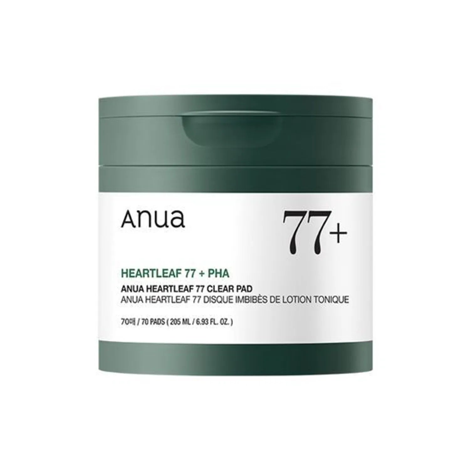 Anua Heartleaf 77 Clear Pad 70P Set (+Refill 70P)