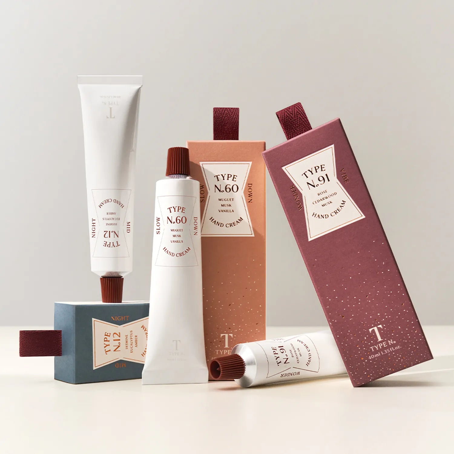 TYPE No. Hand Cream 40mL (6 Options)