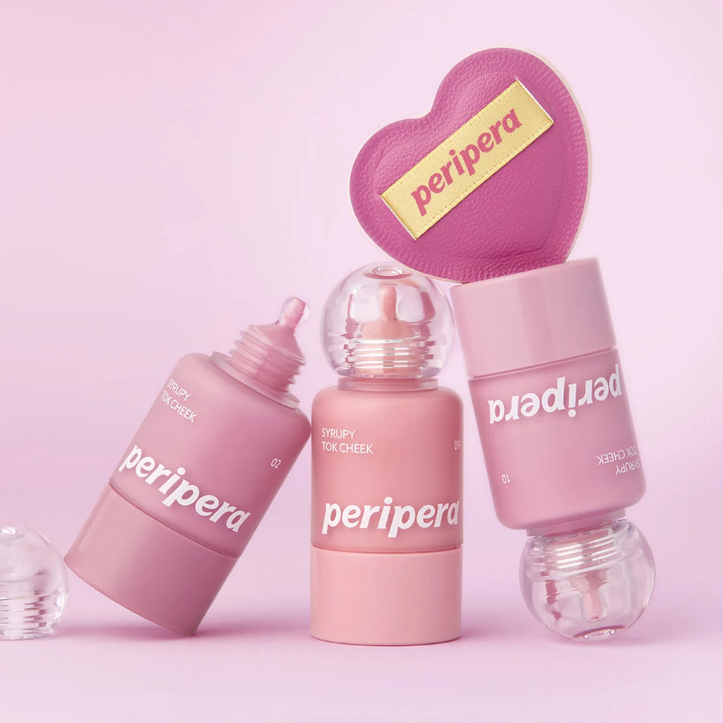 peripera Syrupy Tok Cheek Set (+Cap Cover) (Set/Single)  (10 Options)