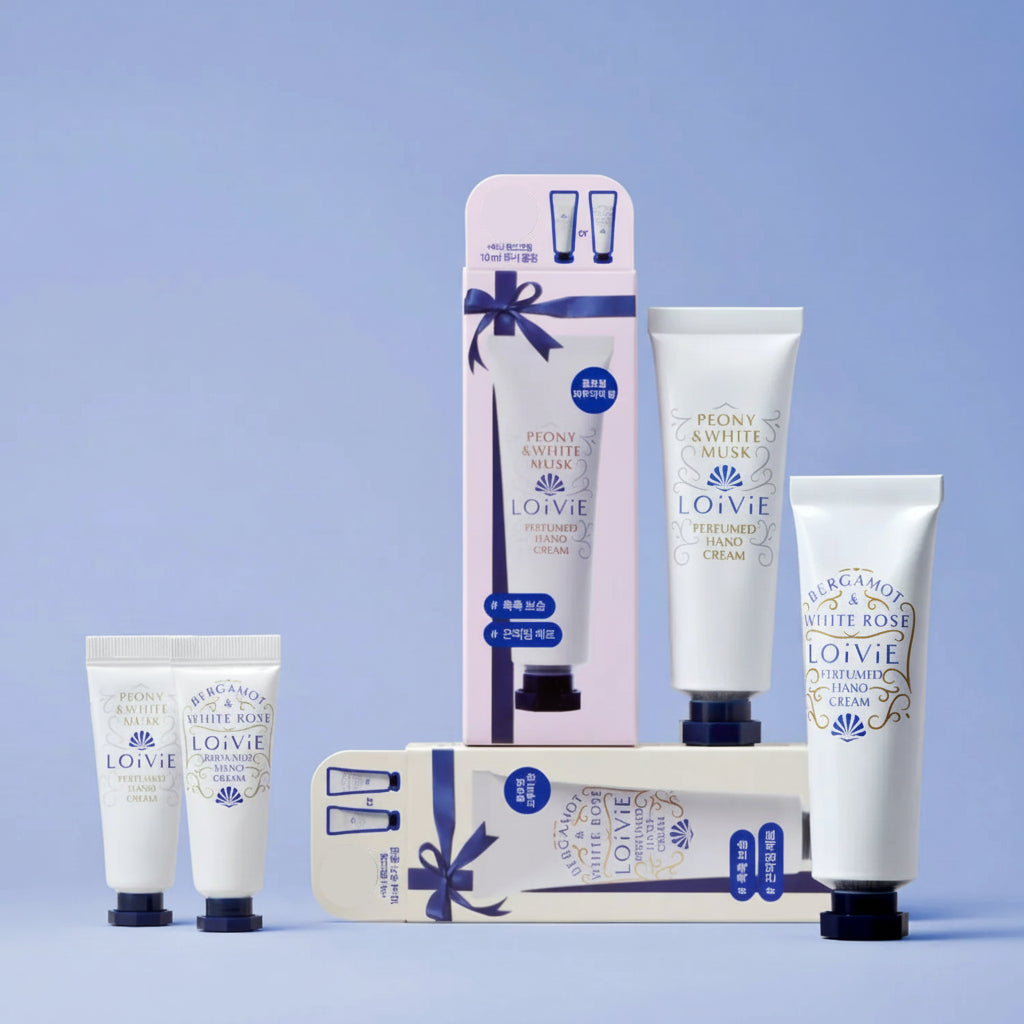 LOiViE Perfumed Hand Cream 35ml Set (+Hand Cream 10ml random scent) (2 Options)