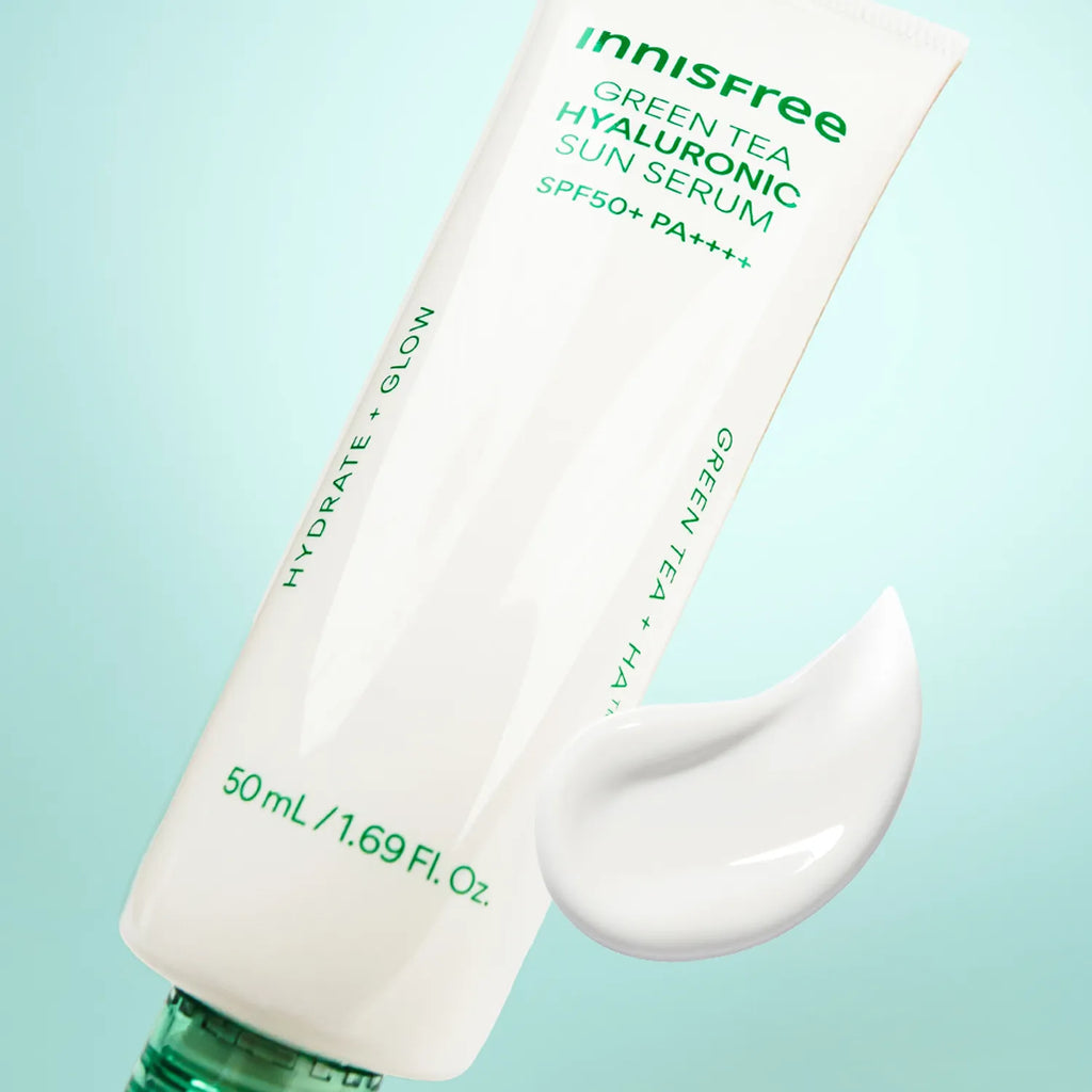 INNISFREE Green Tea Hyaluronic Sun Serum 50ml 1+1 Set