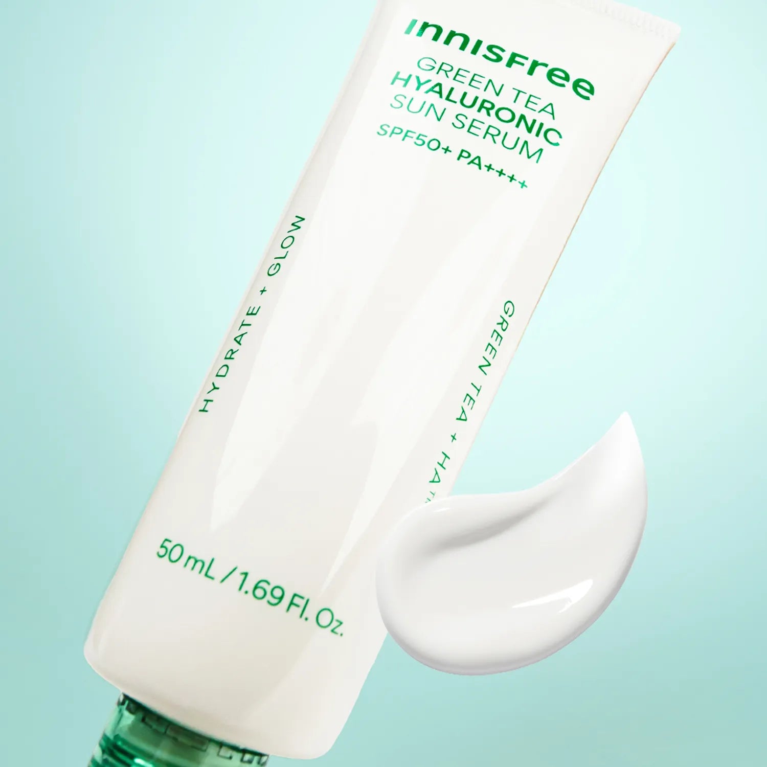 INNISFREE Green Tea Hyaluronic Sun Serum 50ml 1+1 Set