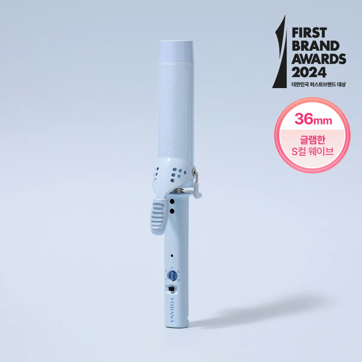 vodana Glamwave Curling Iron FV 36mm