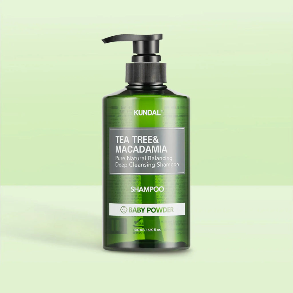 KUNDAL Tea Tree & Macadamia Deep Cleansing Shampoo For Oily Scalp 500ml