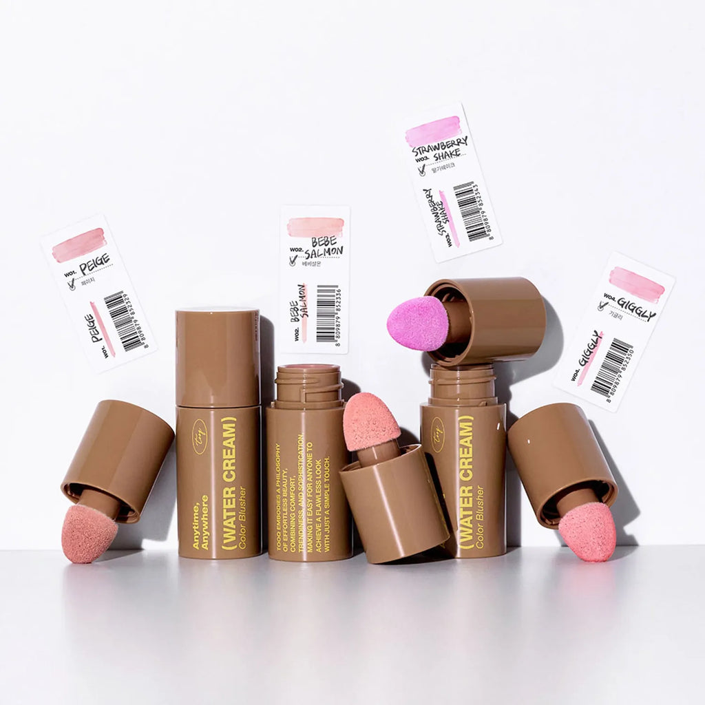 tooq Water/Liquid Cream Color Blusher (12 Options)