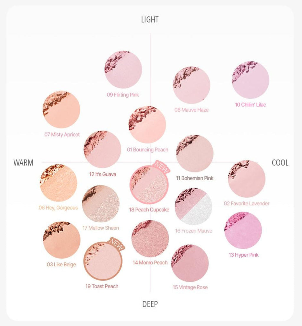 VDL Cheekstain Blusher (Set/Single) (13 Options)