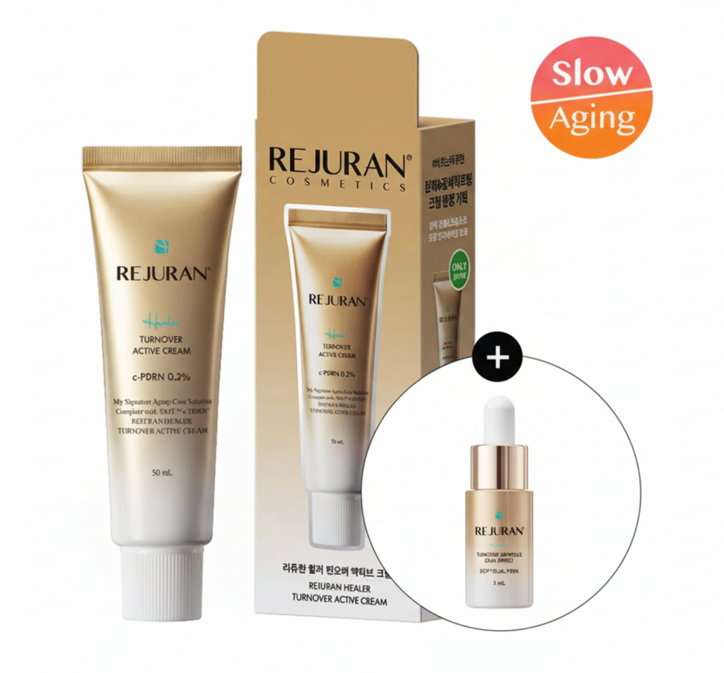REJURAN Healer Turnover Active Cream 50ml Set (+Turnover Amoule 5ml*1ea)