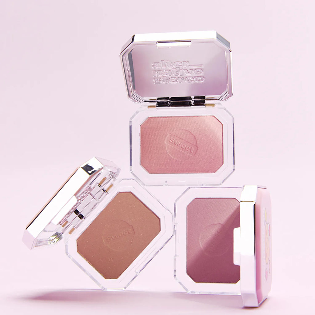 Alternative stereo Sugar Crunch Blusher 5.2g Set (+Brush) (3 Options)