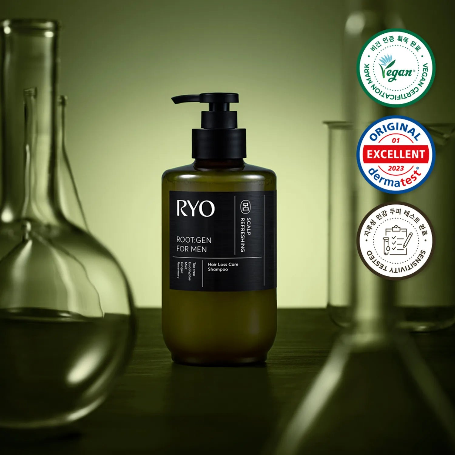 Ryo Root:Gen Scalp Care Shampoo for man 353mL