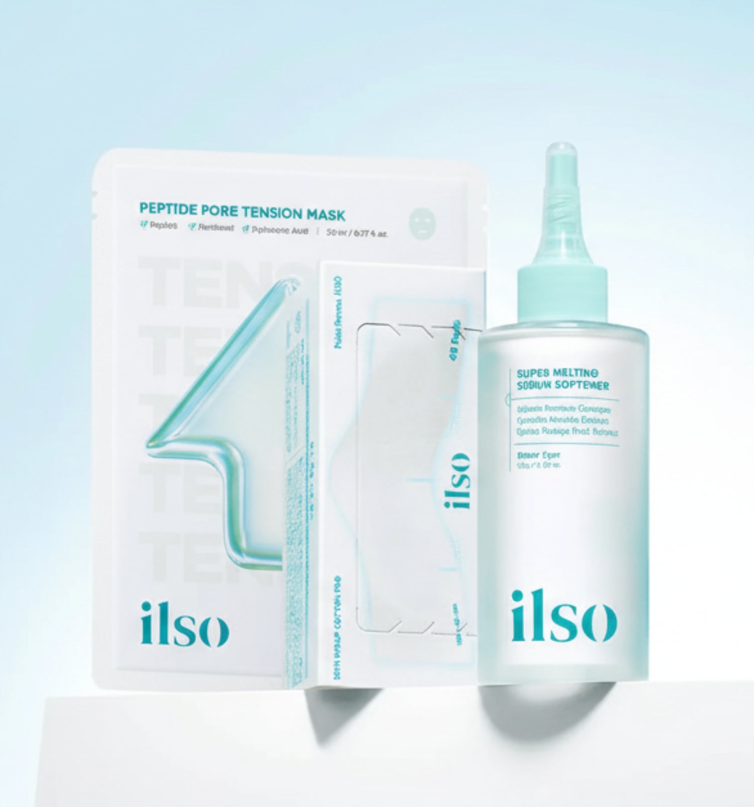 ilso Super Melting Sebum Softener 150ml Set (+Cotton Pad 40P+Pore Tension Mask Sheet 1ea)