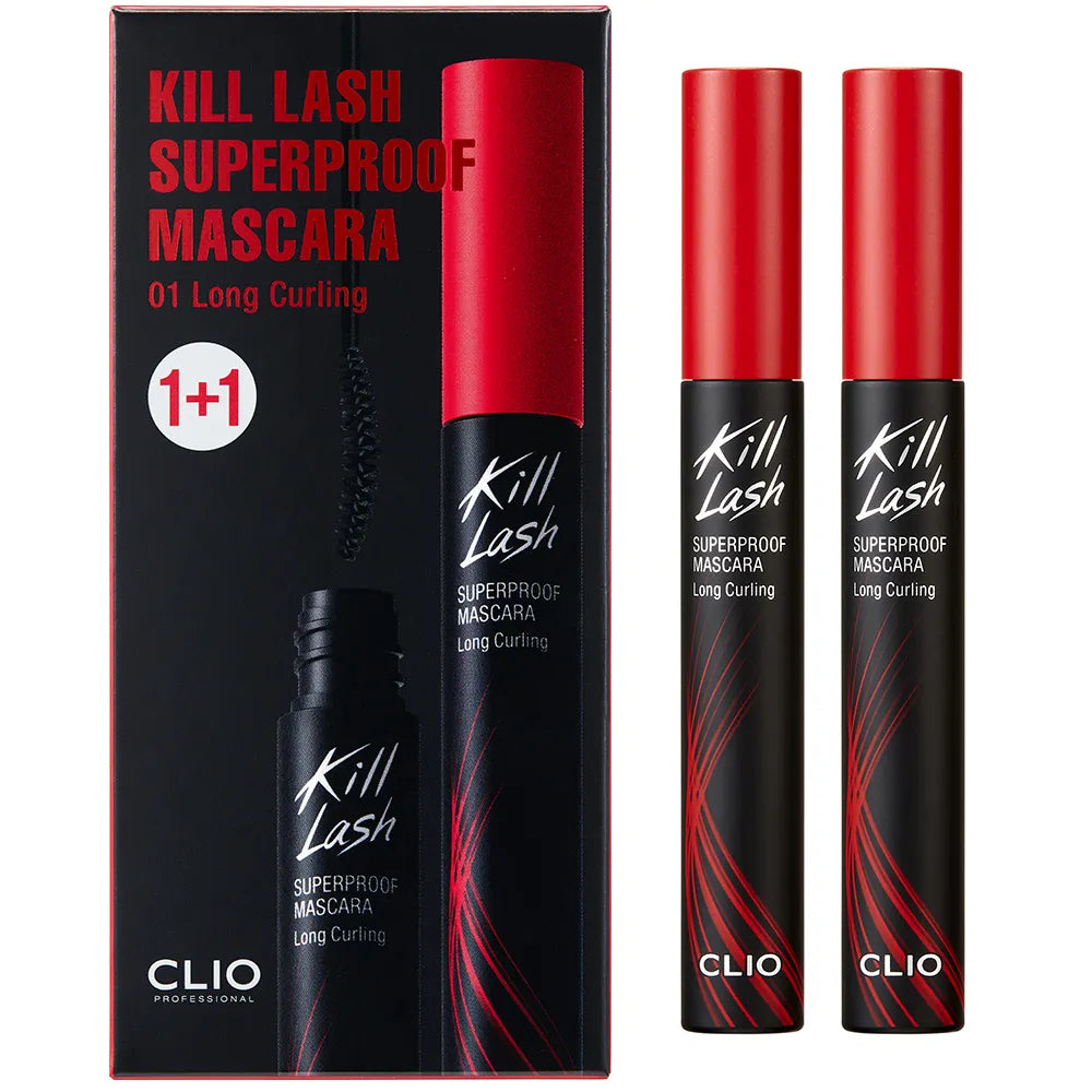 CLIO Kill Lash Mascara 1+1 Double Pack (7 Options)