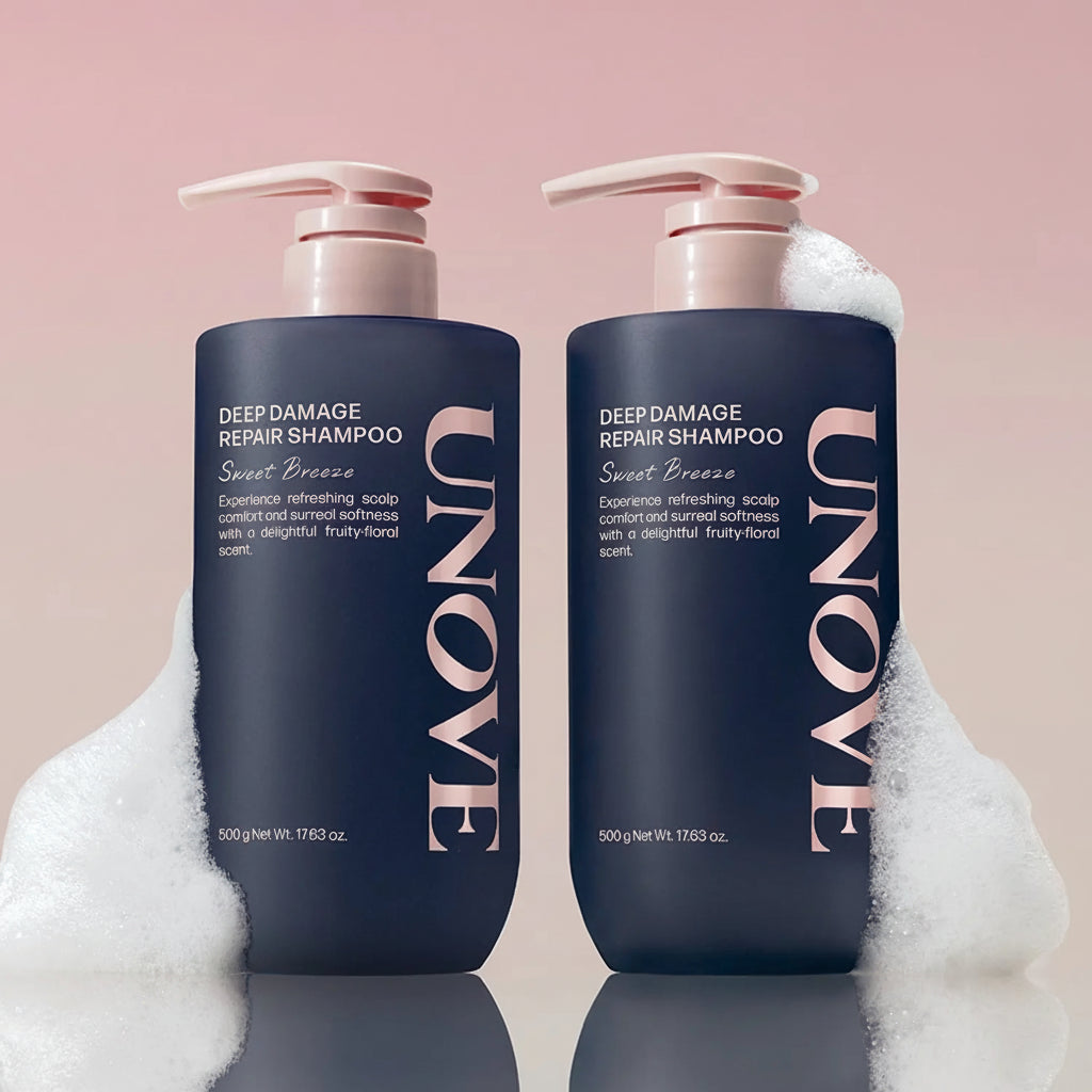 UNOVE Deep Damage Repair Shampoo 500g Double Set