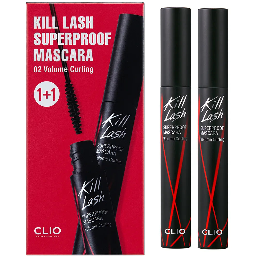CLIO Kill Lash Mascara 1+1 Double Pack (7 Options)