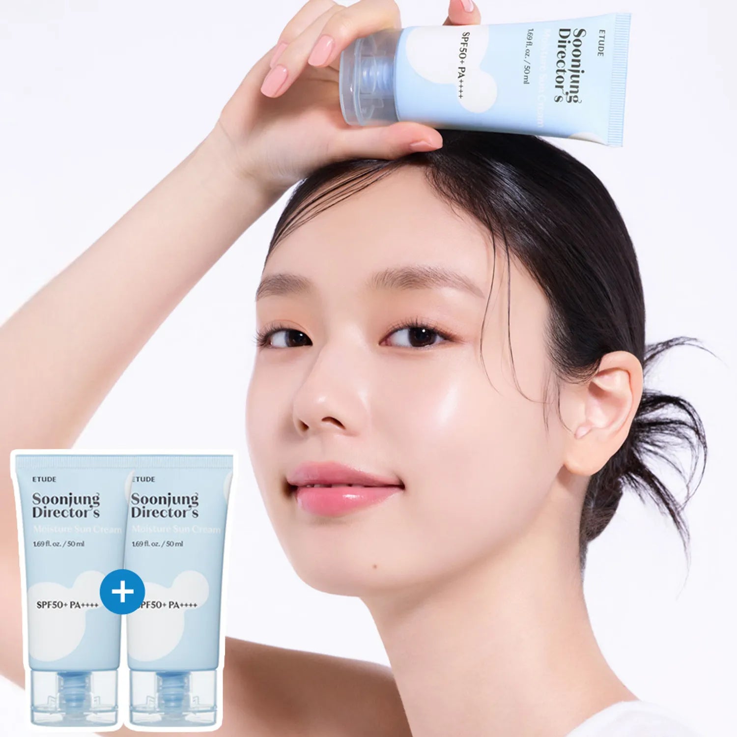 ETUDE Soonjung Director’s Moisture Sun Cream 50ml 1+1 Set