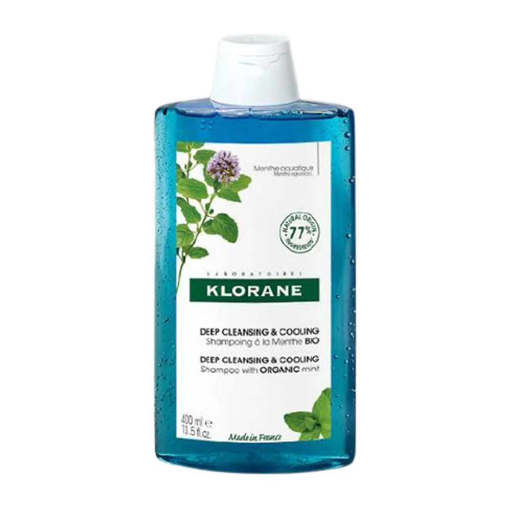 Klorane Aquamint Deep Cleansing & Colling Shampoo 400 ml