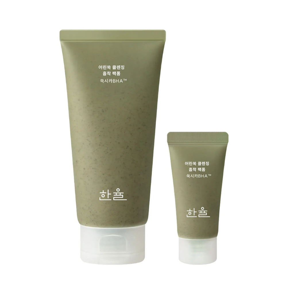HANYUL Pure Artemisia Cleansing Pack Foam 120ml Set (+ 4 Mini Versions)