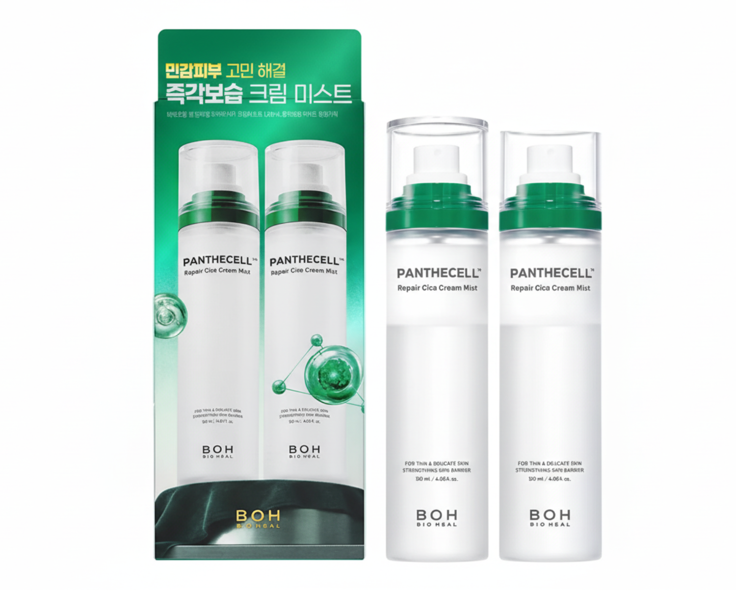 BIOHEAL BOH Panthecell Repair Cica Cream Mist 120ml Limited Set