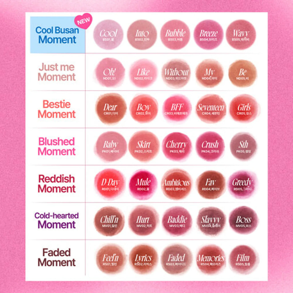 fwee Lip & Cheek Blurry Pudding Pot (33 Options)