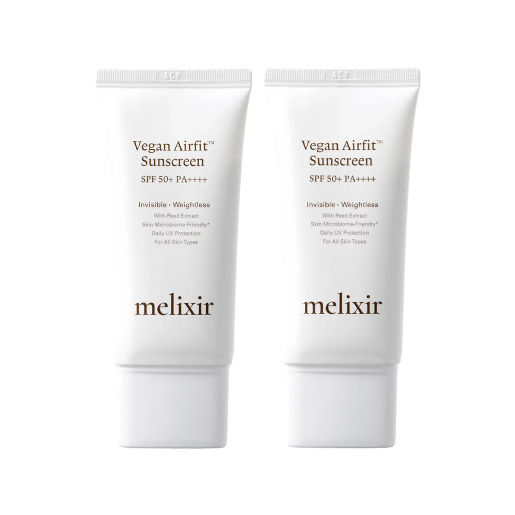 melixir Vegan Airfit Sunscreen (SPF 50+ PA++++) 50ml*2ea